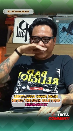 Ahmad Dhani's Funny Story When The Rock Sleeps Over At His House!!! #shorts