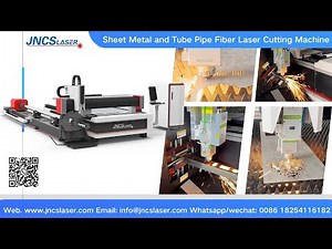 how to use sheet metal and tube fiber laser cutting machine with cypcut tutorial user video