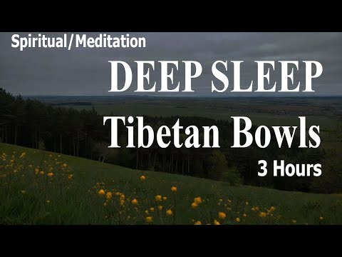 Deep Sleep Meditation: Calming Tibetan Bowls & Indian Flute | 3 Hours of Insomnia Relief