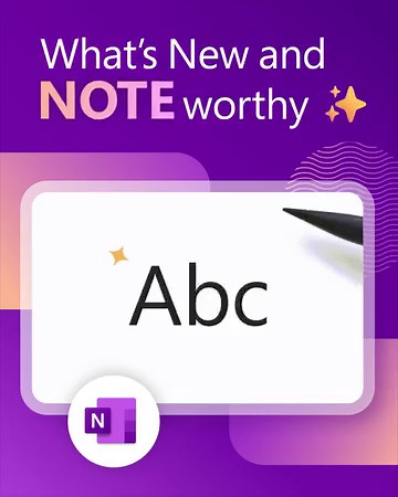 1.2K views · 39 reactions | Can you guess what feature updates are coming to OneNote on Windows? We'll give you a hint: notes! Visit the blog for all the details: https://msft.it/6184iDC4w | OneNote Education | Facebook