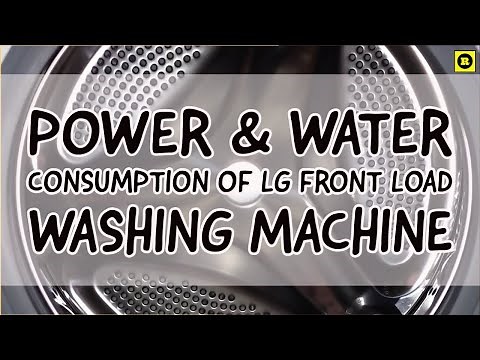 Power & Water Consumption of LG Front Load 8Kg Washing Machine