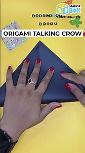 Origami Talking Crow | Fun DIYs and Crafts | Easy DIY Paper crafts | Art and Craft | Sparkle Box