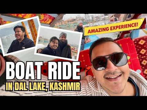 Boat Ride in Dal Lake, Kashmir | Amazing Shikara Experience 😍