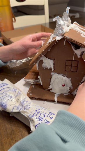 Tatum Talks on Instagram: "Mewwy Chwistmas every buddy! Instead of a family photo or sumfin, here is Mum once again pwoving she is NOT constwuction. Dad calls it a Gingerbread Code Violation (also he says Happy Stranger Fings Day)! LOVEYOUBYEDISWASTATUM 🤎🤎🐕🐕"