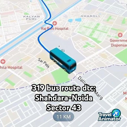 319 bus route dtc