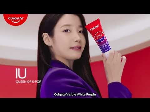 IU's hack for whiter smiles? Colgate Visible White Purple! Try today l 6 secs l English