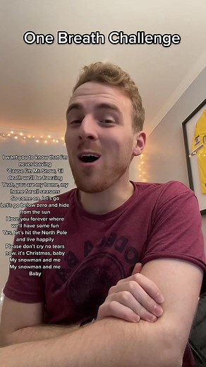 One Breath Snowman Challenge Fail