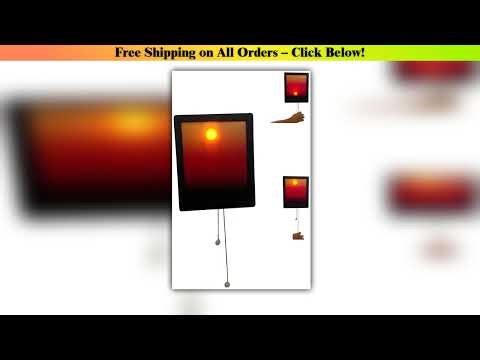 Kinetic Sunrise Lamp Wall Light That Moves With The Sun Adjustable Sunrise Sunset Night Light With