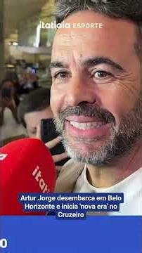 Artur Jorge disembarks in Belo Horizonte and begins a 'new era' on the cruise line.