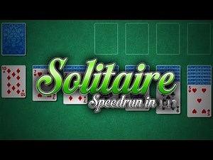 Microsoft Solitaire Speedrun in 1:17 (Waiting for approval on speedrun.com)