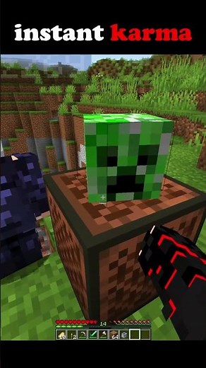 instant karma #minecraft #shorts