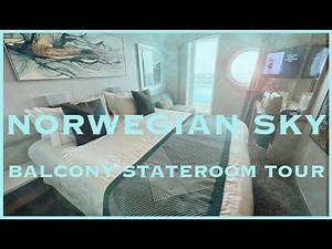 4K Norwegian Sky Balcony Room Tour - 0042