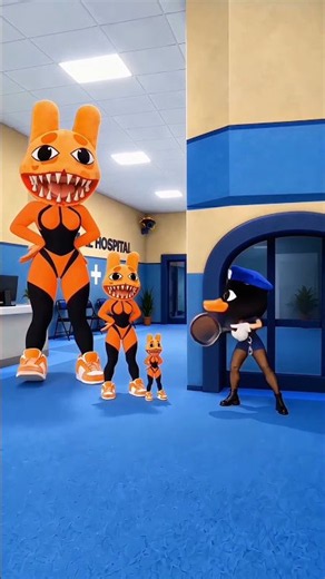 OFFICER DUCKMAN and ANOMALY BE LIKE 😂 Animal Hospital Anomaly Roblox
