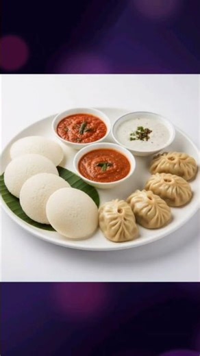 idli VS momo#food #viralvideo #mychannel #health