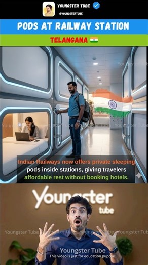 🚆 Indian Railways’ ₹150 Sleeping Pods Shock Everyone 😳 | Travel Upgrade