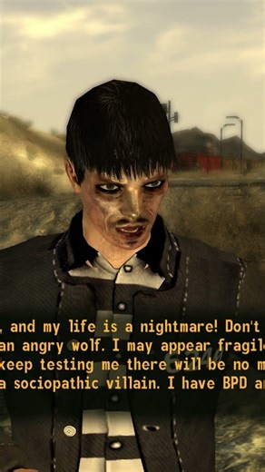 Disturbed Guy in Fallout New Vegas