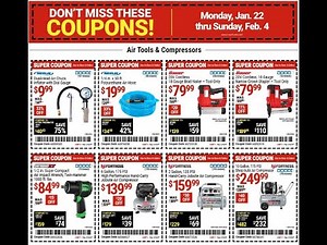 Harbor Freight Sales Ad January 22 – February 4, 2024