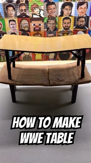 How to make WWE Table breakable #wwe #diy #ata