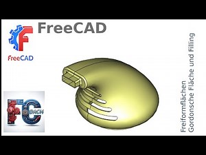 FreeCAD 1.0 - Freeform surfaces Gordon and Filling