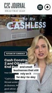 Is Canada's cash disappearing naturally, or is it being quietly regulated out of existence?