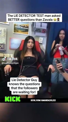 Lie Detector Guy helps Zavala with question ideas!