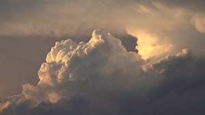 Clouds moving in the afternoon sky - Free Stock Video
