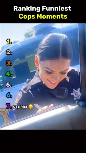 Ranking funniest cops moments #policefunny #funnyvideo #shorts