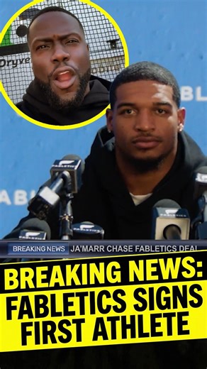 Fabletics on Instagram: "Excuse us real quick @kevinhart4real? @lahjay10_’s got something to say. Any questions for the Real No. 1? Fabletics x Ja’Marr Chase, available now. #FableticsPartner"