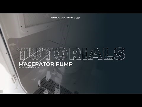 How to use the Macerator Pump on Your Boat | Sea Hunt Boat Tutorial