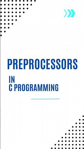 What is Preprocessor in C In Simple Way #shorts
