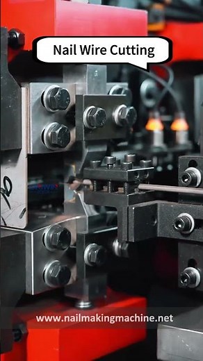 High Speed Nail Making Process | Nail Head & Point Cutting Demo | Uniwin