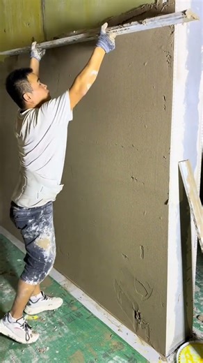 Technique for plastering walls
