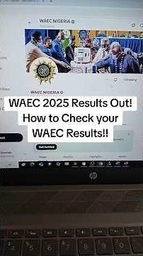 WAEC 2025 Results Out!How to Check your WAEC Results!! #waec #waecresult