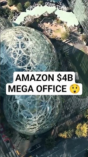 Amazon Spent $4B To Build This Workspace 🌐😲#seattle