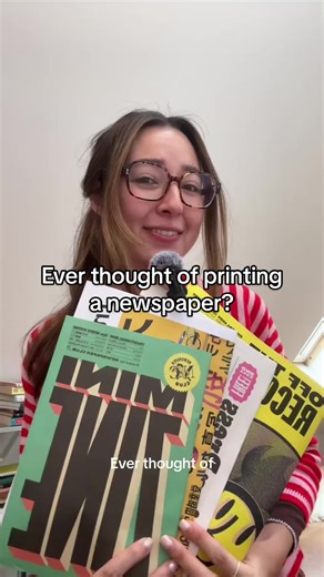 Ever thought of printing a newspaper? Newspaper Club is here to help! 🗞️ #graphicdesign #analog #magazines #printmedia #newspaper