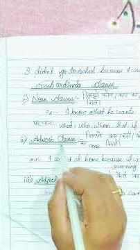 Clauses Part-2 | Subordinate Clause | Noun, Adverb & Adjective Clause | JAC Board Exam