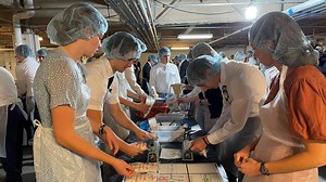 Missionaries spend Thanksgiving assembling 400,000 meals for Utah Food Bank
