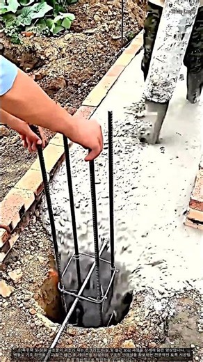 단단한 구조물을 위한 콘크리트 타설 및 철근 배근 시공 가이드 #worker #process #engineering #building #civil