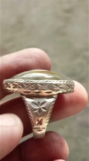 OMG 😱 Antique Eye Agate Ring | Aqeeq #gemstone #ytshorts #shorts #youtubeshorts #crystals