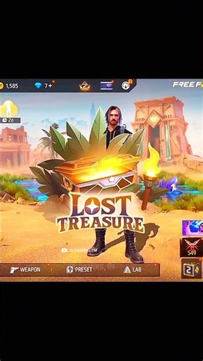 Lost Treasure Event 😱 | Free Bundle + Trogon Gun 🔥 Free Fire