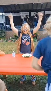 That moment when you win 1st place and your little sister is ecstatic, and then the announcer says "oh my gosh we have a famous person over here"....lol! 😂 #watermelon #1stplace #winner #paisleygrace #armadafair | Paisley Grace