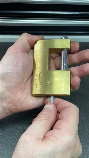 Quickest Shutter Lock Bypass Abus vs Masterlock