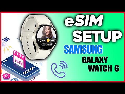 Galaxy Watch 6 eSim setup: Activate LTE eSIM on Samsung Galaxy Watch 6 #samsunggalaxywatch6