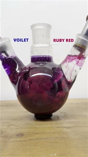 Mixing Ruby Red with Violet // satisfying video