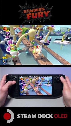Super Mario Bowser's Fury #supermario #steamdeckoled #emulation #switch #gaming #gameplay