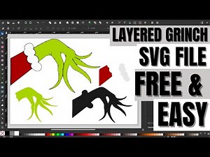 FREE Grinch Svg File - Create A Festive Grinch SVG File With Inkscape!