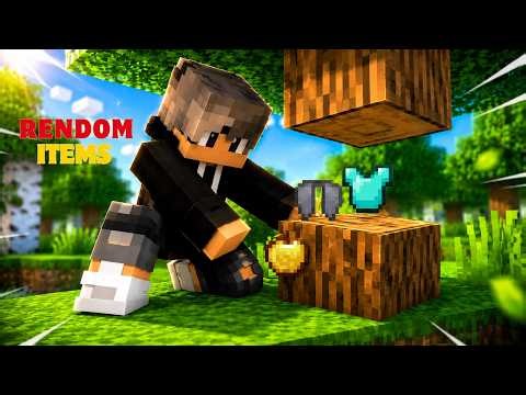 🎁 Minecraft But Every Block Drops Random Items!