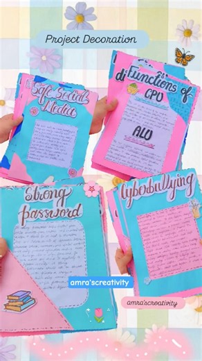 Easy and Beautiful Project Borders/Handmade Designs for Assignment #projectdesigns #borderdesigns