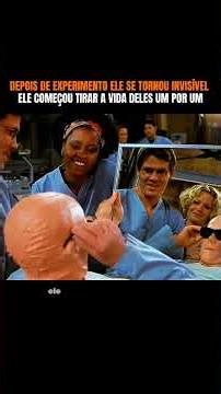 O HOMEM SE TORNOU INVISÍVEL #filmes #movie #resumo