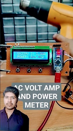 voltage and current sensor arduino #shorts